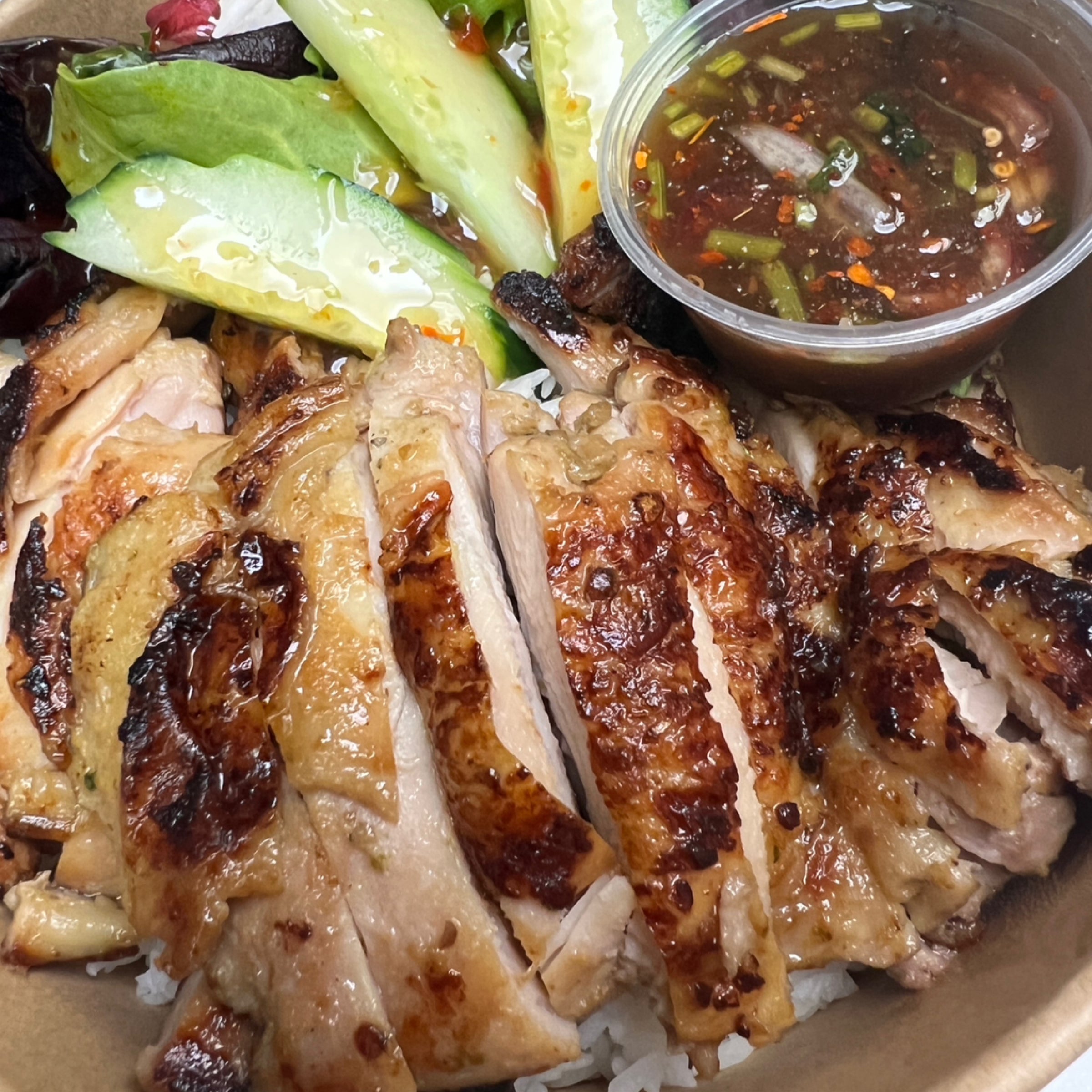 Coconut Cream Marinated BBQ Chicken