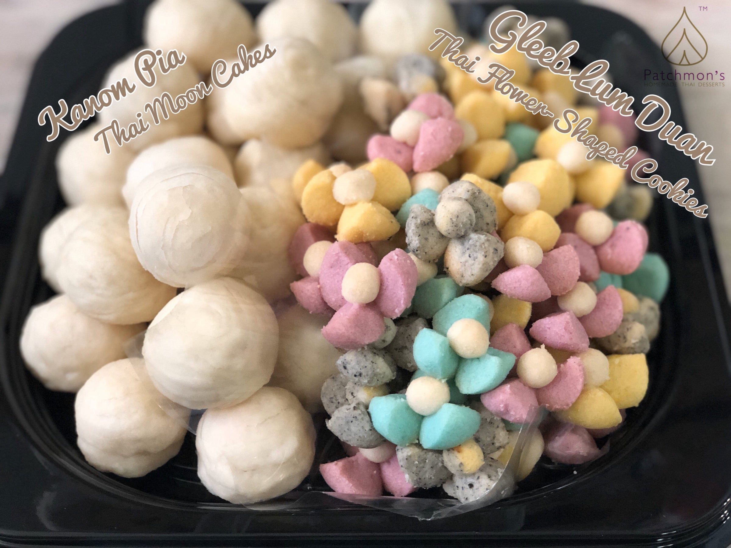 Gleeb GLEEB LUM DUAN - Thai Flower Shaped Cookies | Patchmon's Thai Desserts ...